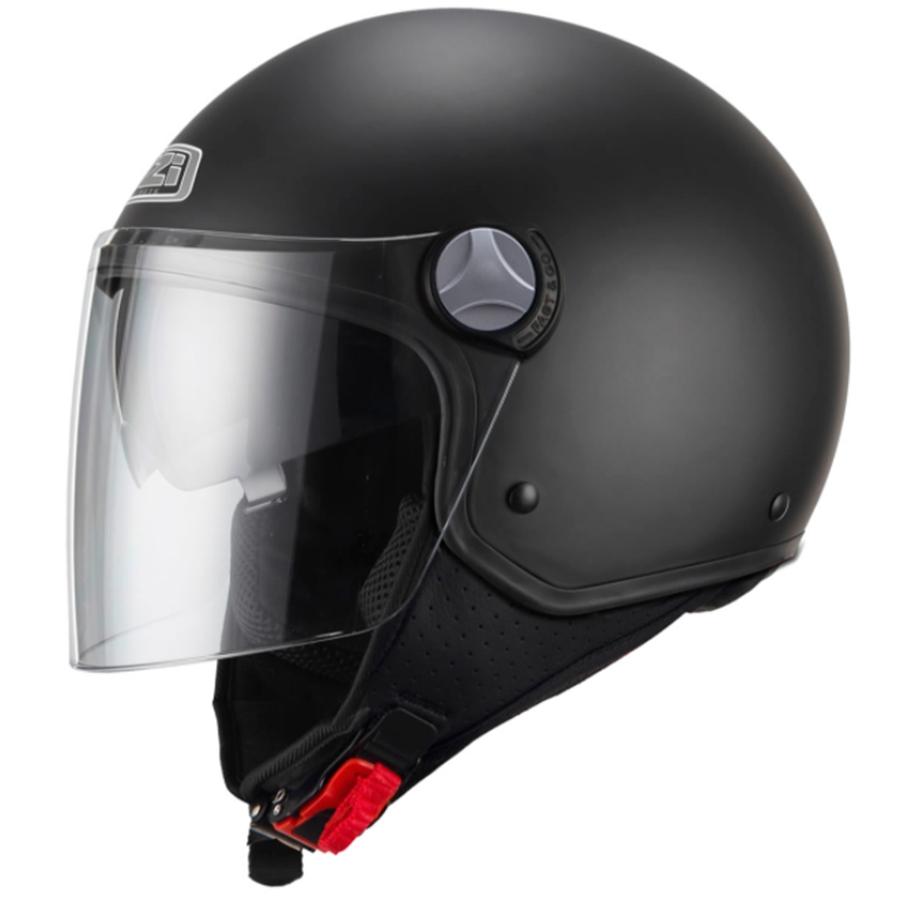 CASCO NZI ABIERTO MINIJET MODELO CAPITAL 2 DUO MATT BLACK MATE
