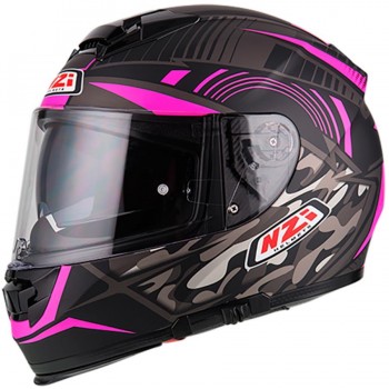 CASCO NZI INTEGRAL MODELO EURUS 2 DUO DESERT BLACK&PINK