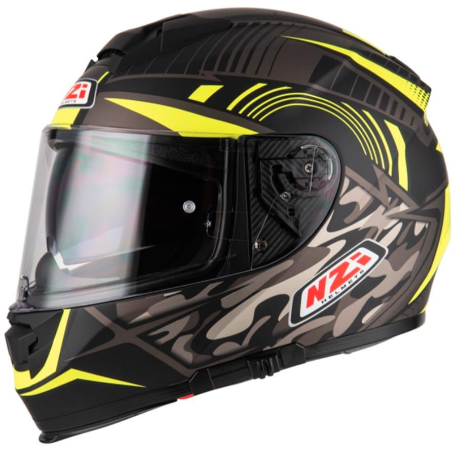 CASCO NZI INTEGRAL MODELO EURUS 2 DUO DESERT BLACK&YELLOW
