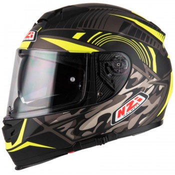 CASCO NZI INTEGRAL MODELO EURUS 2 DUO DESERT BLACK&YELLOW