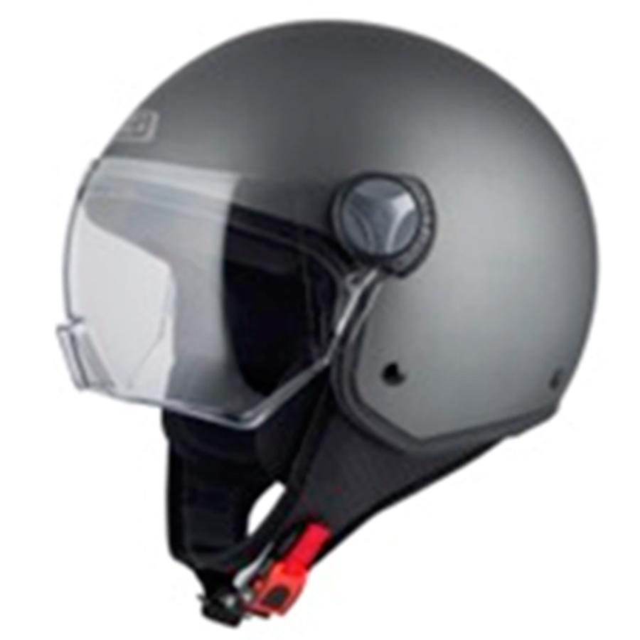CASCO NZI ABIERTO MINIJET MODELO CAPITAL VISION ANTRACITE MATE
