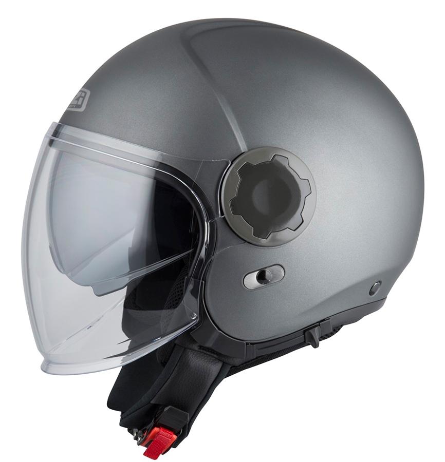 CASCO NZI ABIERTO JET MODELO RINGWAY DUO ANTRACITE MATE