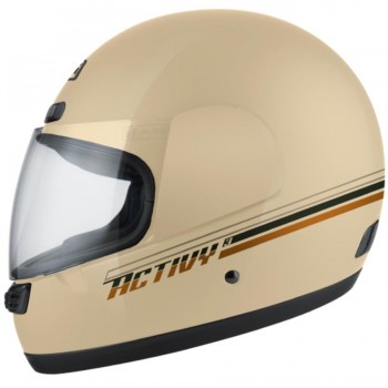 CASCO NZI INTEGRAL MODEL ACTIVY 3 BIBAND CREAM&GOLD BRILLO