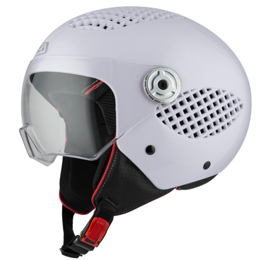 CASCO NZI ABIERTO MINIJET MODELO B-COOL 3 PEARL WHITE BRILLO