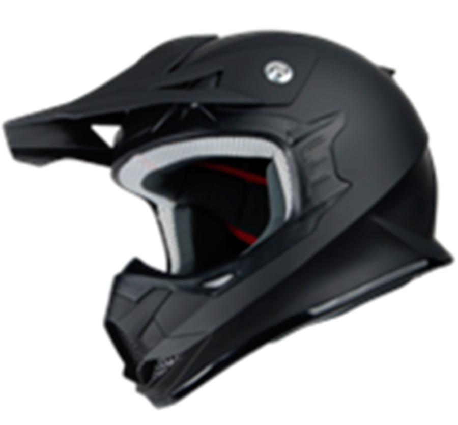 CASCO NZI OFF-ROAD KNOBBY MATT BLACK BRILLO