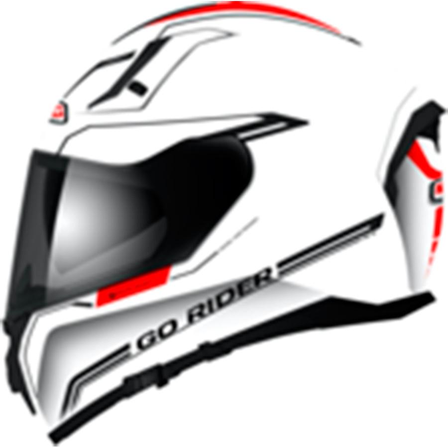CASCO NZI INTEGRAL MODELO GO RIDER SOLID NOUVEAU WHITE