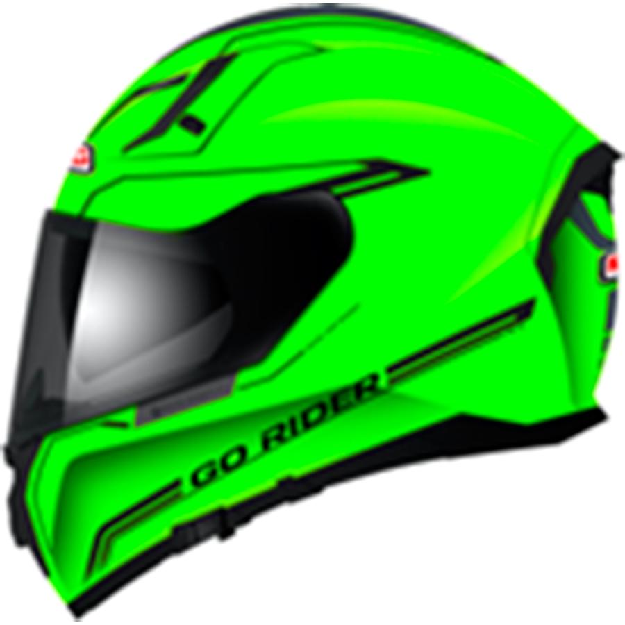 CASCO NZI INTEGRAL MODELO GO RIDER SOLID NOUVEAU YELLOW FLUO