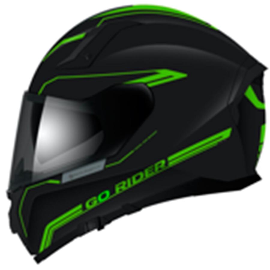 CASCO NZI INTEGRAL MODELO GO RIDER SOLID NOUVEAU BLACK K