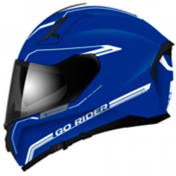 CASCO NZI INTEGRAL MODELO GO RIDER SOLID NOUVEAU BLUE Y