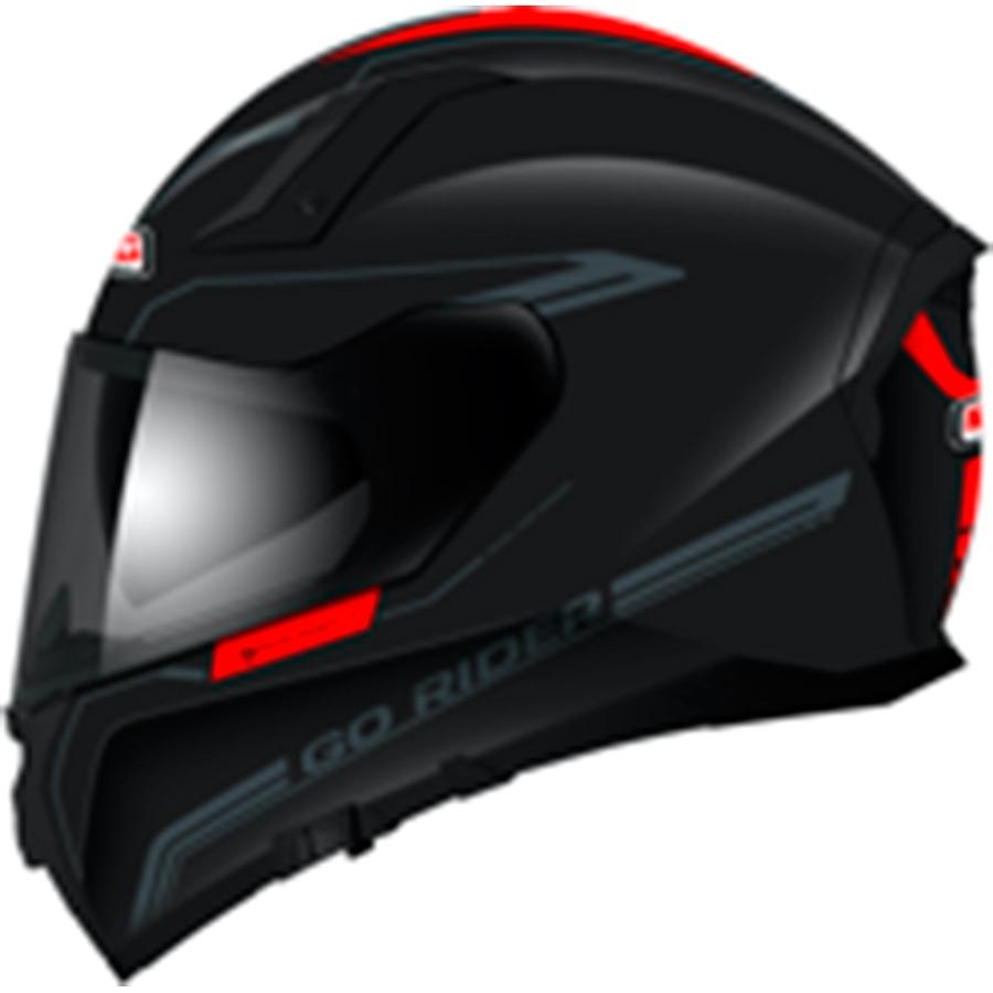 CASCO NZI INTEGRAL MODELO GO RIDER SOLID NOUVEAU BLACK MATE