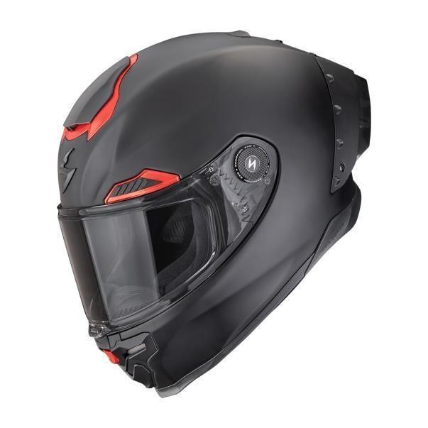 CASCO SCORPION EXO-RACE AIR NEGRO-ROJO MATE