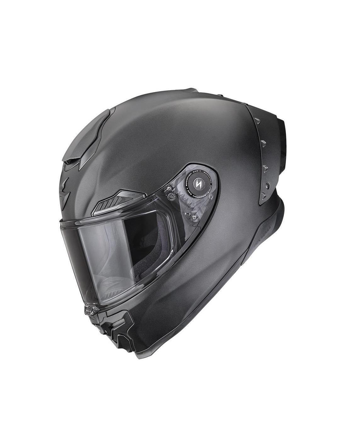 CASCO SCORPION EXO-RACE AIR NEGRO PERLA MATE