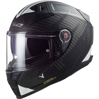 CASCO LS2 INTEGRAL FF811 VECTOR II SPLITTER BLACK WHITE-06