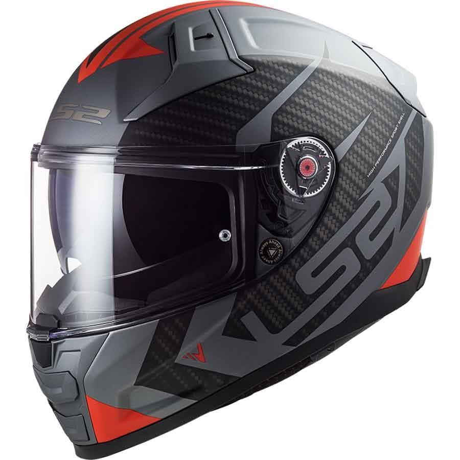 CASCO LS2 INTEGRAL FF811 VECTOR II SPLITTER MATT TITANIUM RED-06