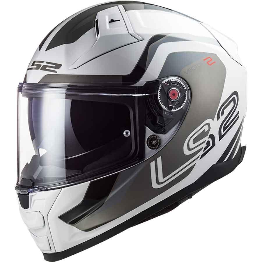 CASCO LS2 INTEGRAL FF811 VECTOR II METRIC WHITE TITAN.SILVER-06