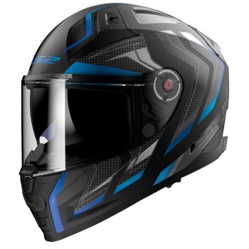 CASCO LS2 INTEGRAL FF811 VECTOR II D ALIZER M.BLACK BLUE-06