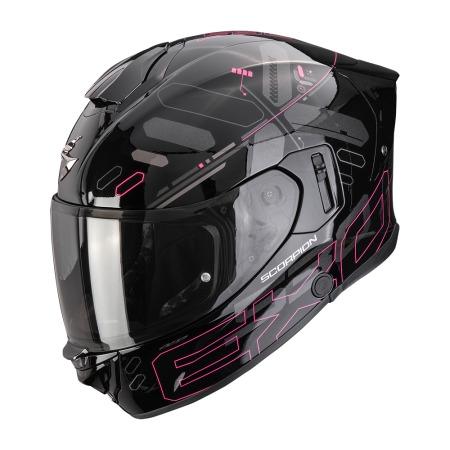 CASCO SCORPION EXO-530 AIR FOND NEGRO-ROSA