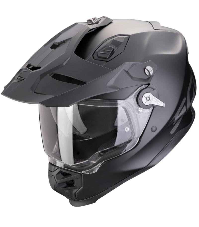 CASCO SCORPION  ADVENTURE ADF-9000 CARBON AIR SOLID NEGRO