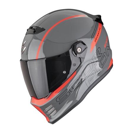 CASCO SCORPION COVERT FX DANKO GRIS-ROJO