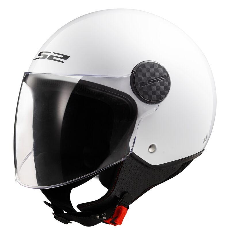CASCO LS2 ABIERTO OF558 SPHERE II SOLID GLOSS WHITE-06