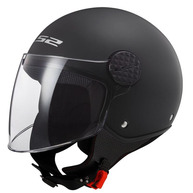 CASCO LS2 ABIERTO OF558 SPHERE II SOLID MATT BLACK-06