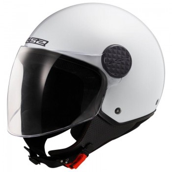 CASCO LS2 ABIERTO OF558 SPHERE LUX II SOLID GLOSS WHITE-06