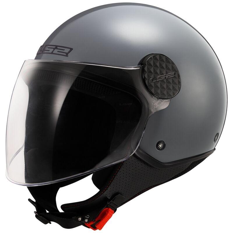 CASCO LS2 ABIERTO OF558 SPHERE LUX II SOLID NARDO GREY-06