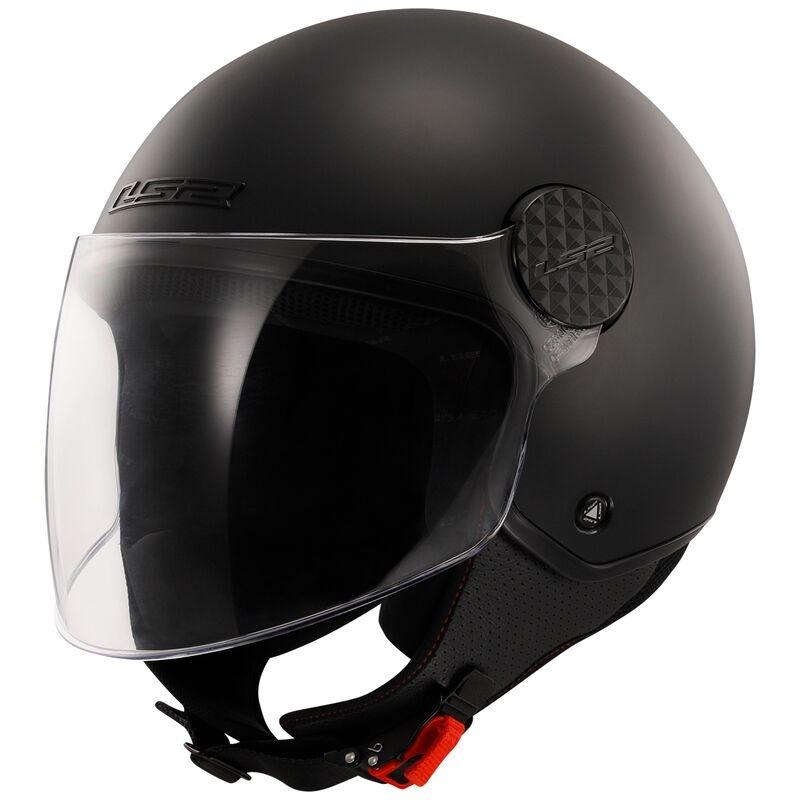 CASCO LS2 ABIERTO OF558 SPHERE LUX II SOLID MATT BLACK-06