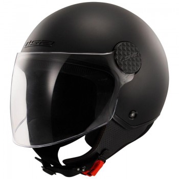 CASCO LS2 ABIERTO OF558 SPHERE LUX II SOLID MATT BLACK-06