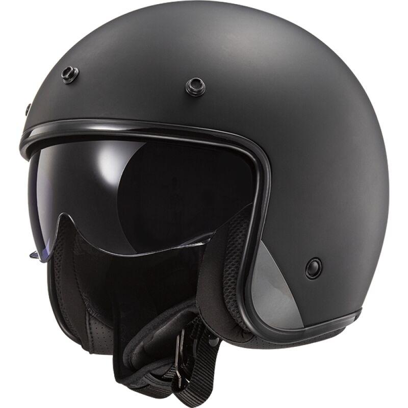 CASCO LS2 ABIERTO OF601 BOB II SOLID MATT BLACK-06