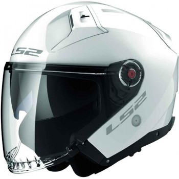 CASCO LS2 ABIERTO OF603 INFINITY II SOLID GLOSS WHITE-06