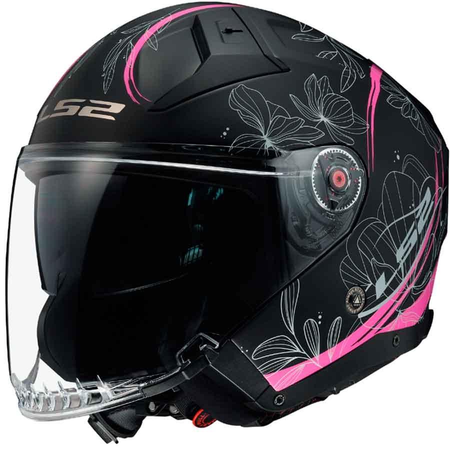 CASCO LS2 ABIERTO OF603 INFINITY II LOTUS MATT PINK-06