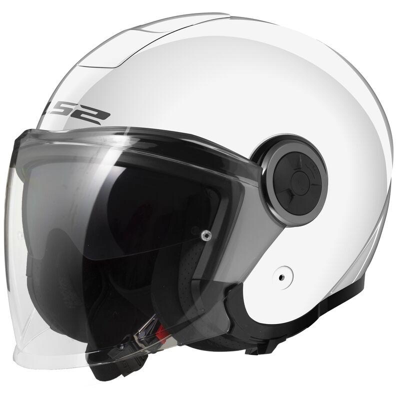 CASCO ABIERTO LS2 OF620 CLASSY SOLID WHITE-06