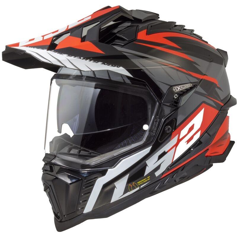 CASCO LS2 OFF-ROAD MX701 EXPLORER SPIRE BLACK TITANIUM RED-06