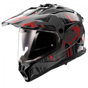 CASCO LS2 OFF-ROAD MX702 PIONEER II CRAZY BLACK RED-06