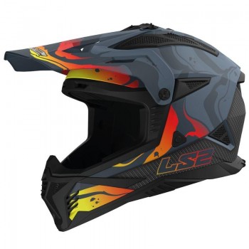 CASCO LS2 OFF-ROAD MX708 FAST II WASH MATT DARK GREY-06