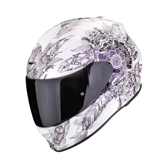 CASCO SCORPION EXO-491 DREAM BLANCO-CAMALEÓN