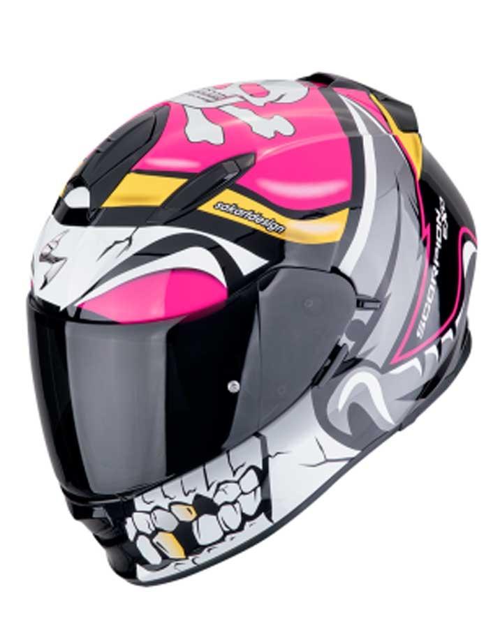 CASCO SCORPION  TOURING EXO-491 PIRATE ROSA