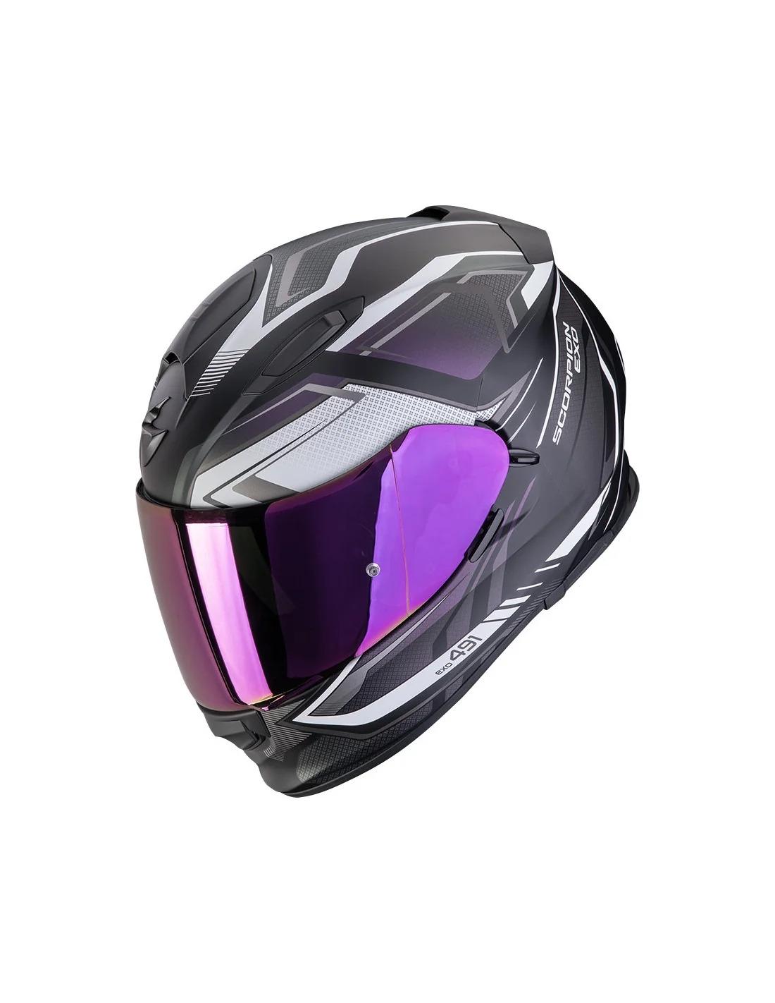 CASCO SCORPION EXO-491 ZUMO NEGRO MATE-CAMALEÓN