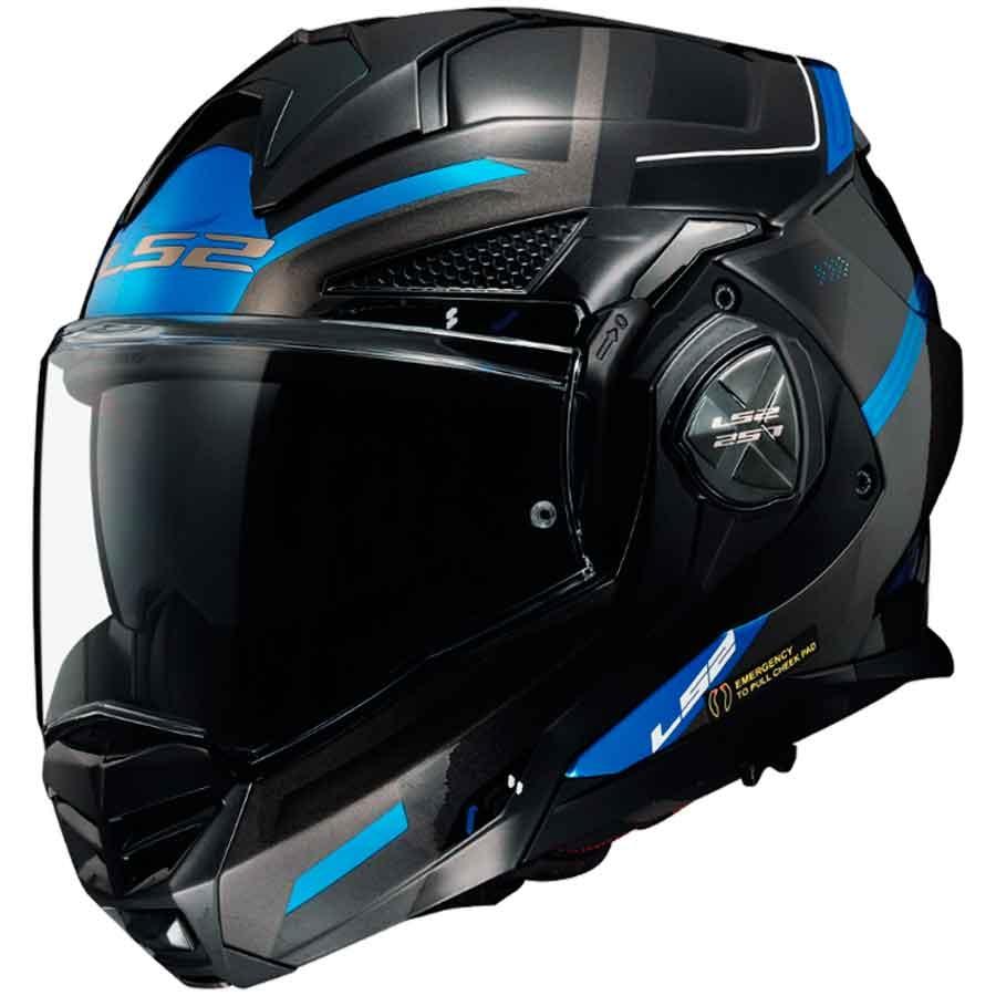 CASCO LS2 CONVERTIBLE FF901 ADVANT X SPECTRUM BLACK TITAN.BLUE-06