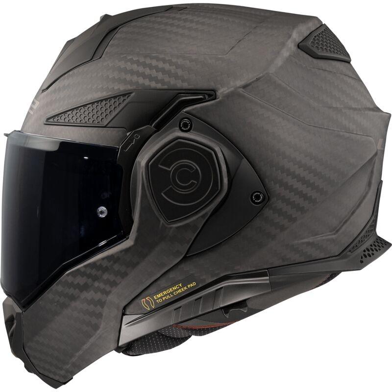 CASCO CONVERTIBLE LS2 FF901 ADVANT X SOLID MATT CARBON-06