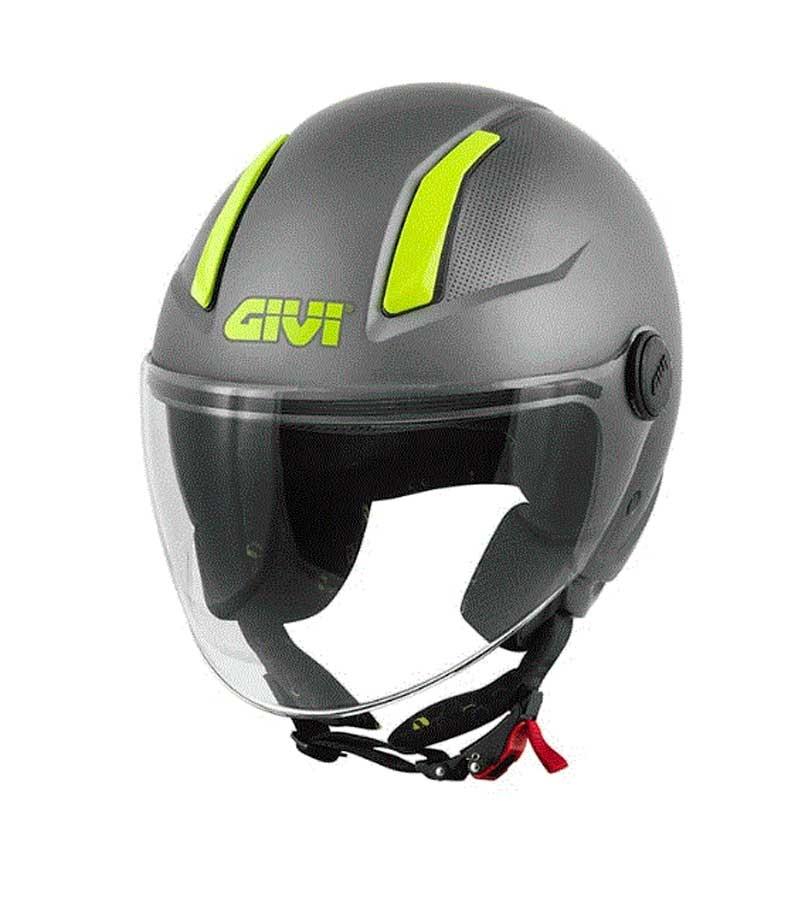 CASCO GIVI DJET 117/SOLID TITANIO-MT/YELLOW