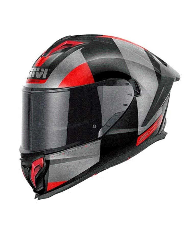 CASCO GIVI FULL 503/QUASAR TIT/RED/BLK