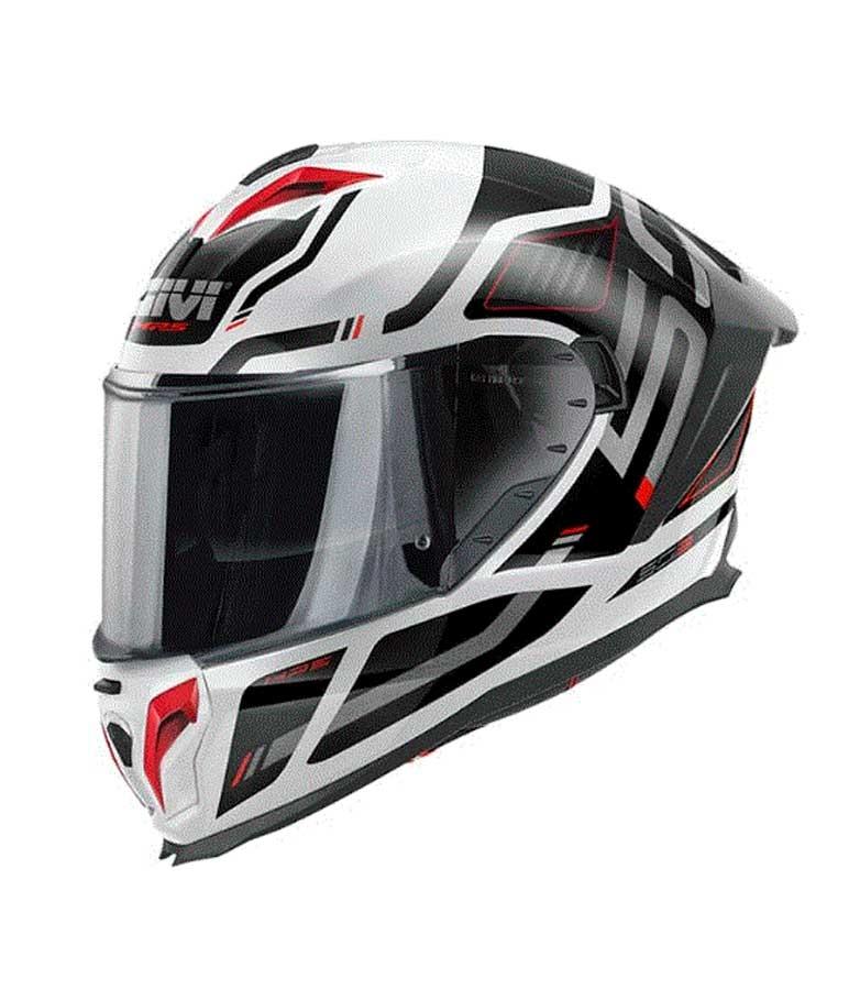 CASCO GIVI FULL 503/QUASAR WHT/BLK/RED
