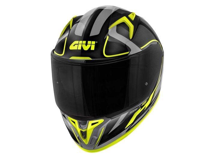 CASCO GIVI FLIPUP FIBER C/PL X50/HGRAM BLK