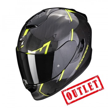 CASCO SCORPION EXO-1400 EVO CARBON AIR KENDAL BLACK-NEON YELLOW