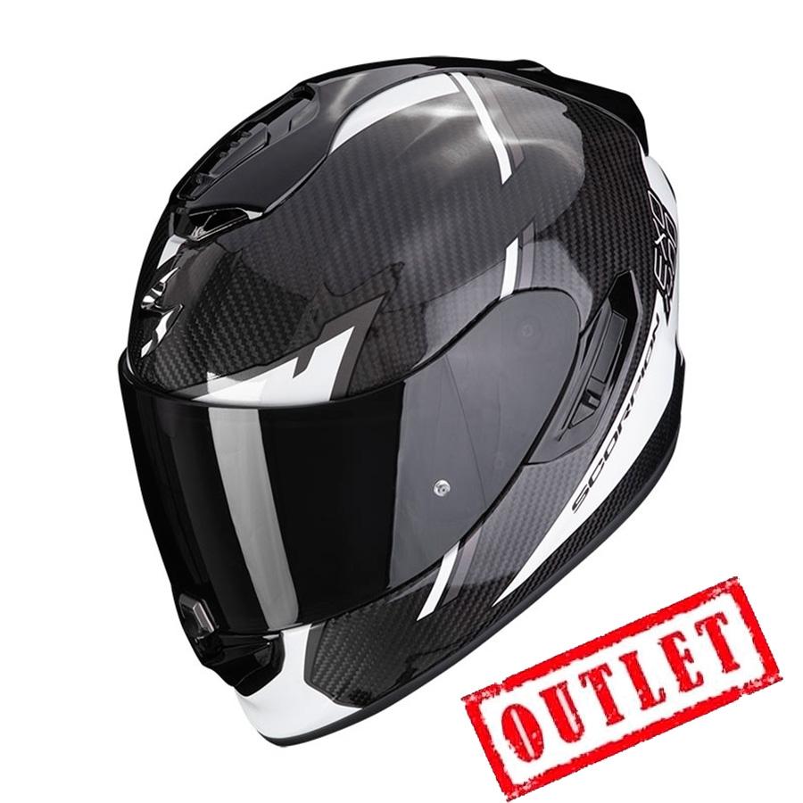 CASCO SCORPION EXO-1400 EVO CARBON AIR KENDAL BLACK-WHITE