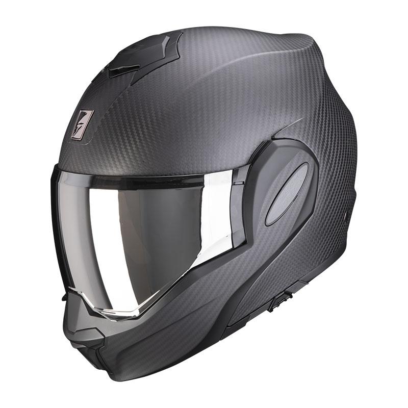 CASCO SCORPION EXO-TECH EVO CARBON SOLID MATT BLACK