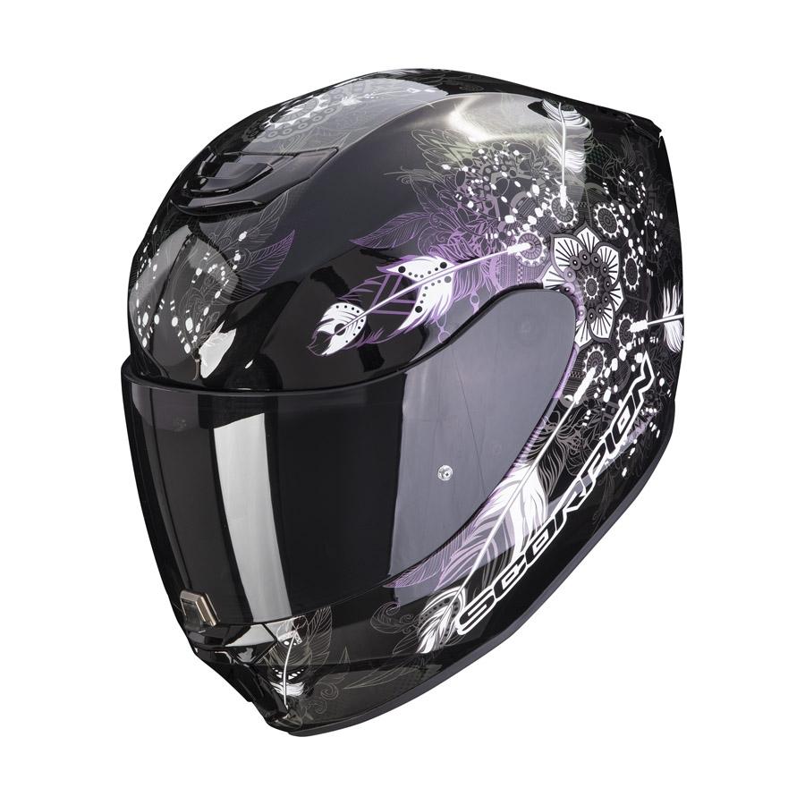 CASCO SCORPION EXO-391 DREAM BLACK-CHAMELEON