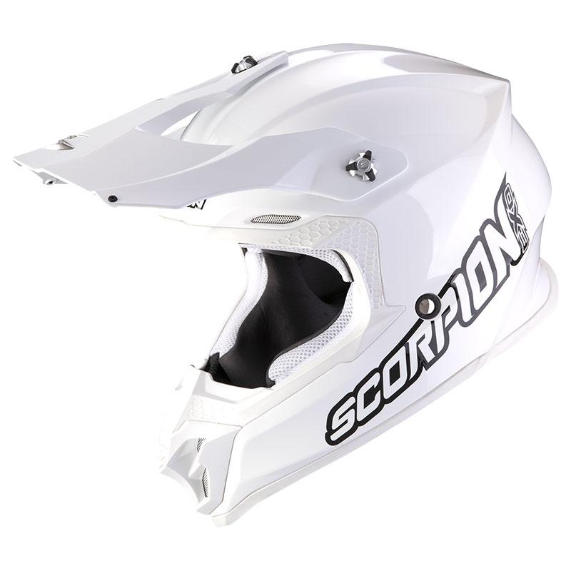 CASCO SCORPION VX-16 EVO AIR SOLID WHITE-WHITE